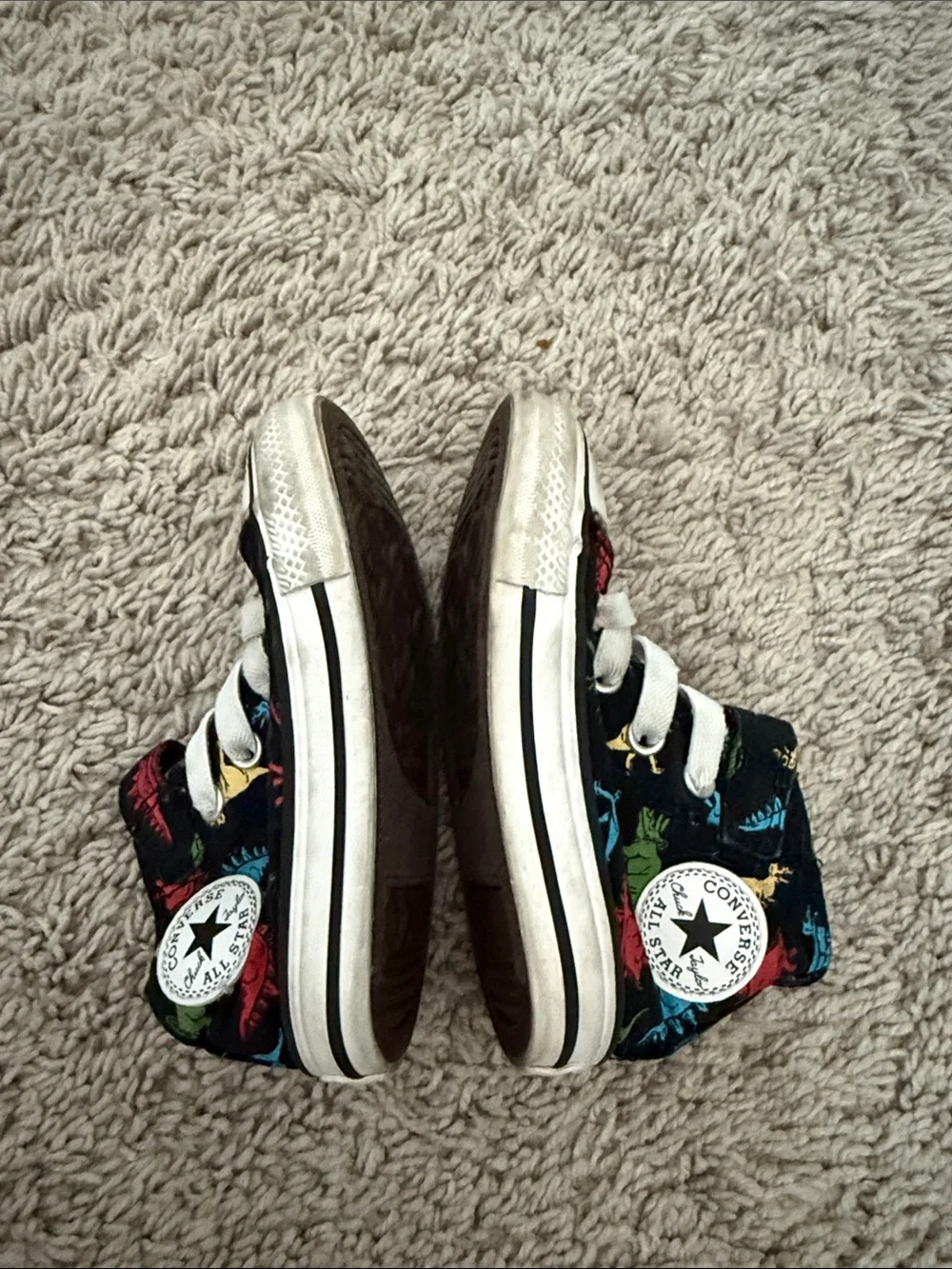 Toddler Dinosaur High Top Converse